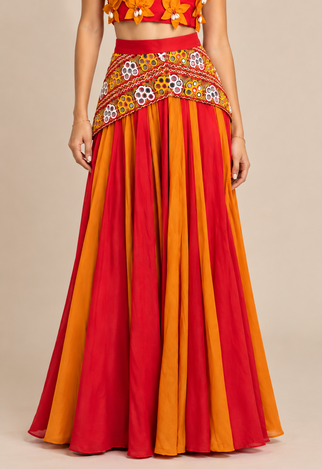 KESARIYA GUL LEHENGA