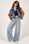 KUTCH-EMBROIDERED INDIGO JACKET